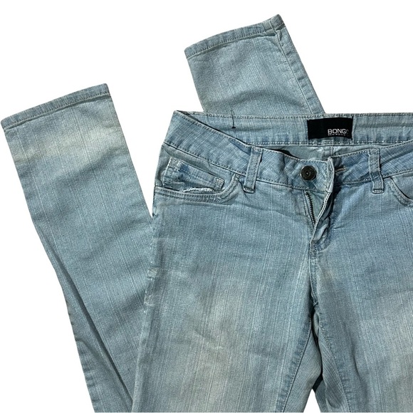 Bongo Low-Waisted Jeans Size 7 Light Blue - Picture 1 of 4